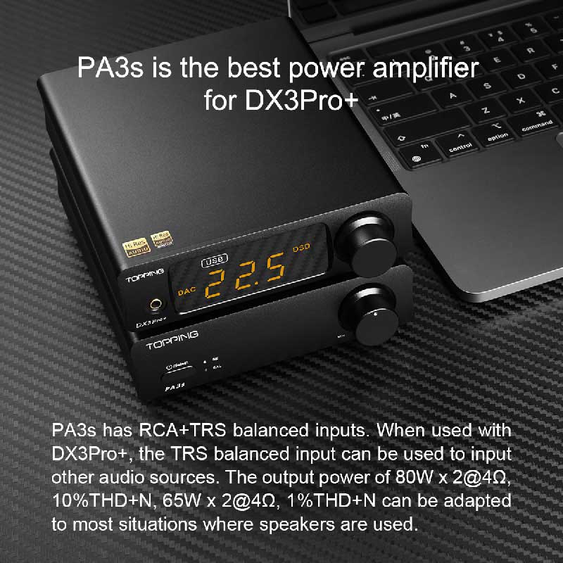 Topping dx3 discount pro headphone amplifier