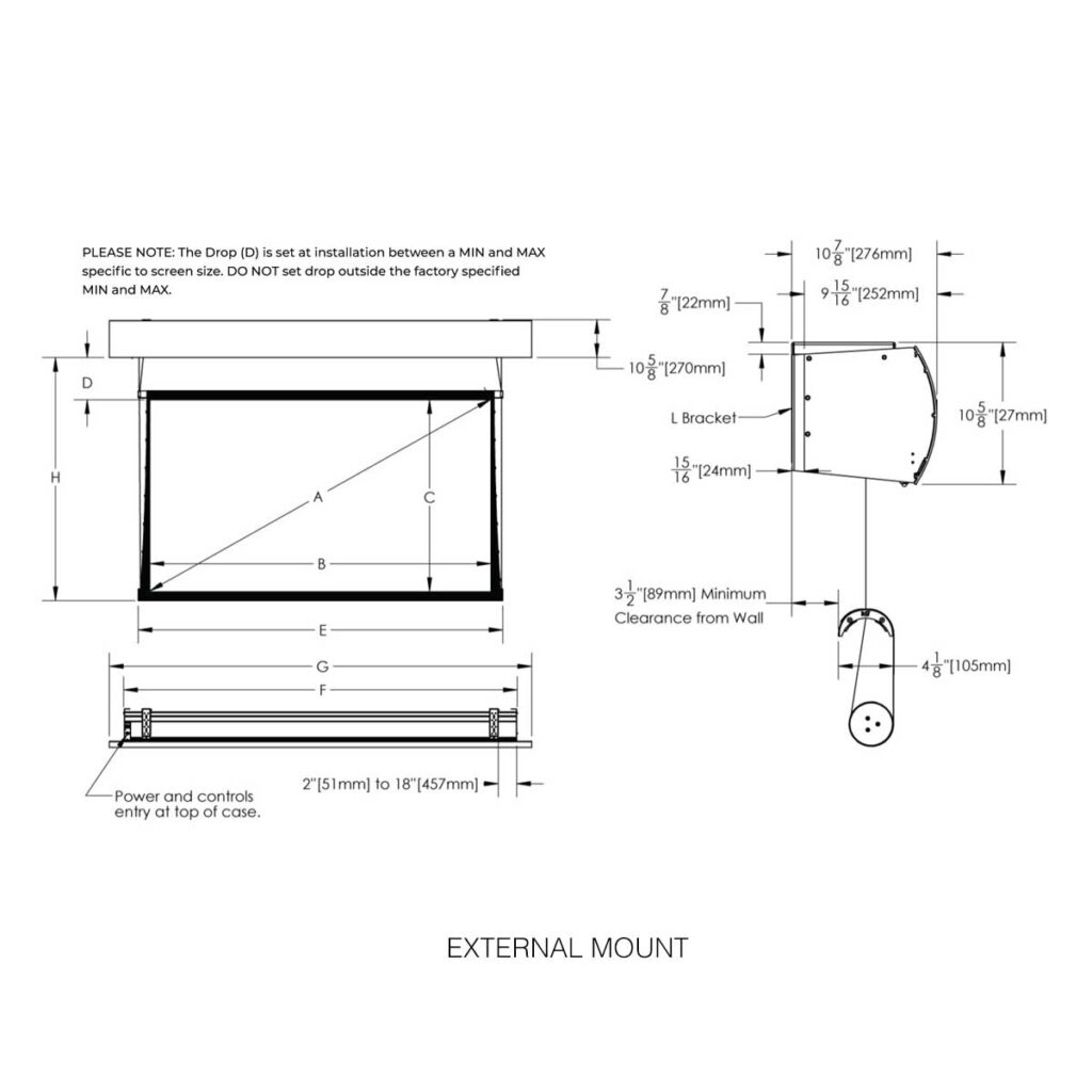 Screen Innovations Zero G Projection Screen Rapallo