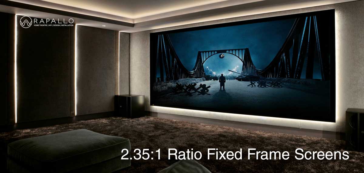2.35:1 Ratio Fixed Frame Screens - Rapallo