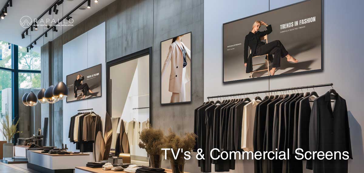 TV's & Commercial Screens - Rapallo